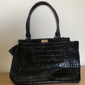 Kate spade Crocodile-Embossed Handbag